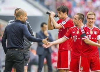 Pep Guardiola vs Frank Ribéry