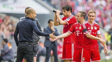 Pep Guardiola vs Frank Ribéry