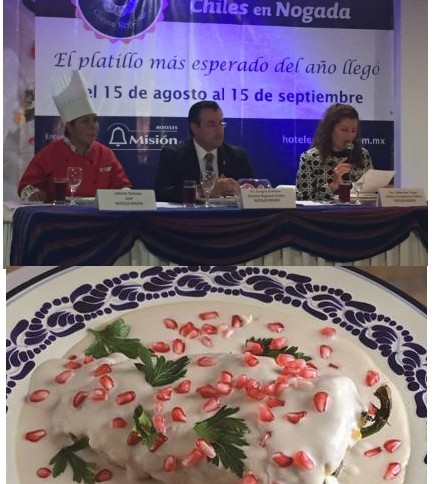 Hoteles Misión presenta su 1er Festival de Chiles en nogada