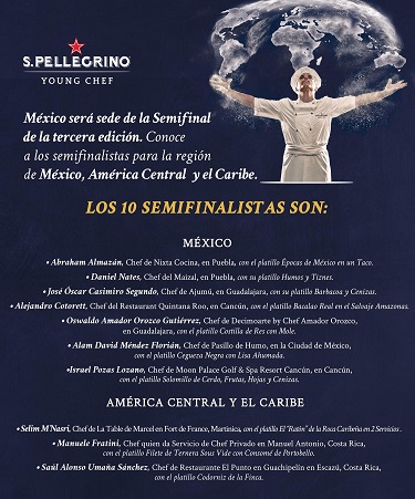 MÉXICO SERÁ LA SEDE DE LA SEMIFINAL DE S.PELLEGRINO YOUNG CHEF 2018