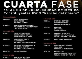 Excelencia Charra 2017, Cuarta Fase, Del 19 al 23 de Julio del 2017.