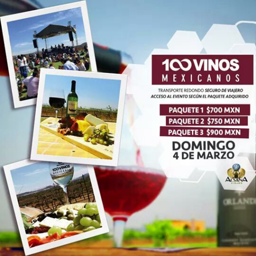 La Novena Edición “100 Vinos Mexicanos”, se celebrara en Viñedos La Redonda Querétaro, del 3 al 4 Marzo 2018