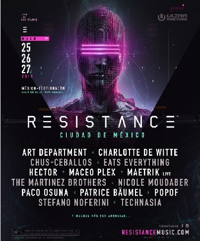 ULTRA WORLDWIDE ANNOUNCES RESISTANCE MEXICO CITY LINEUP