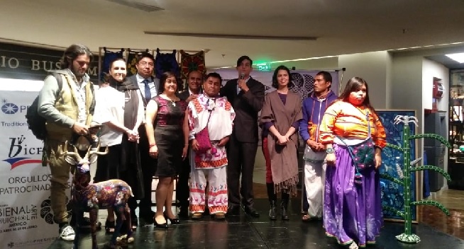 Dan a conocer a la ganadora de la Primera Bienal de Arte Huichol