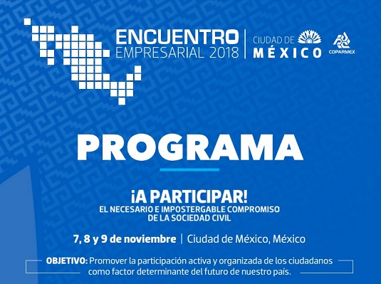 ENCUENTRO EMPRESARIAL 2018, COPARMEX CIUDAD DE MEXICO