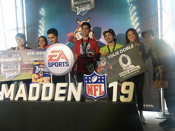 Más de 2 mil gamers buscaron un lugar en la Final del EA SPORTS Madden NFL19 en México