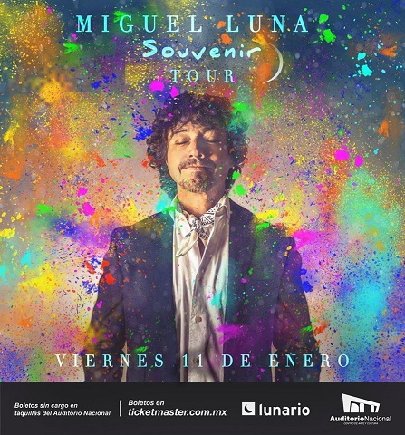 MIGUEL LUNA HARÁ UN REPASO DE SU EXITOSA VIDA MUSICAL EN EL LUNARIO, 11-Enero-2019