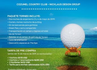 PRESIDENTE INTERCONTINENTAL COZUMEL RESORT & SPA SE PREPARA PARA LA ONCEAVA EDICIÓN DEL TORNEO DE GOLF COZUMEL