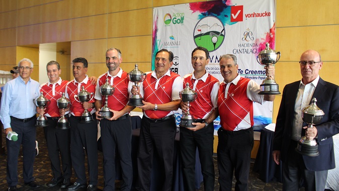 Club de Golf México se corona campeón en el “XXIX Torneo Interclubes Senior del Valle de México 2019”