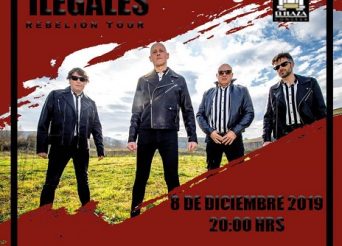 LA BANDA IBÉRICA ILEGALES REGRESA A MÉXICO PARA PRESENTAR SU NUEVO DISCO EN EL PLAZA CONDESA, EL 8 DE DICIEMBRE DEL 2019