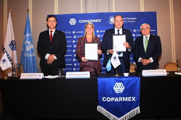 Información Rueda de Prensa || Firma del Convenio de Colaboración Coparmex-Pacto Mundial para la Agenda 2030