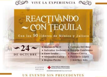 ARTISTAS Y FAMOSOS CELEBRARÁN EVENTO “REACTIVANDO CON TEQUILA” A BENEFICIO DE LA CRUZ ROJA