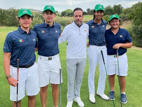 Selección Mexicana de Golf termina top-5 en la Junior Americas Cup