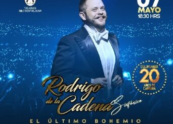 RODRIGO DE LA CADENA FESTEJARÁ SU 20 ANIVERSARIO EN EL TEATRO METROPÓLITAN - 2023-MAYO-07